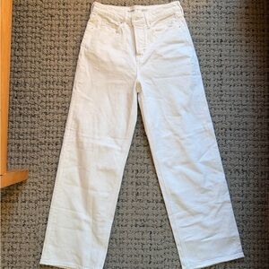 Old Navy Extra High-Rise Wide-Leg Jeans in White NWOT